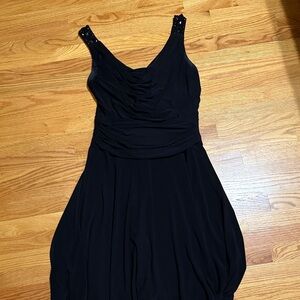 Jessica Howard Black Sleeveless Maxi Dress